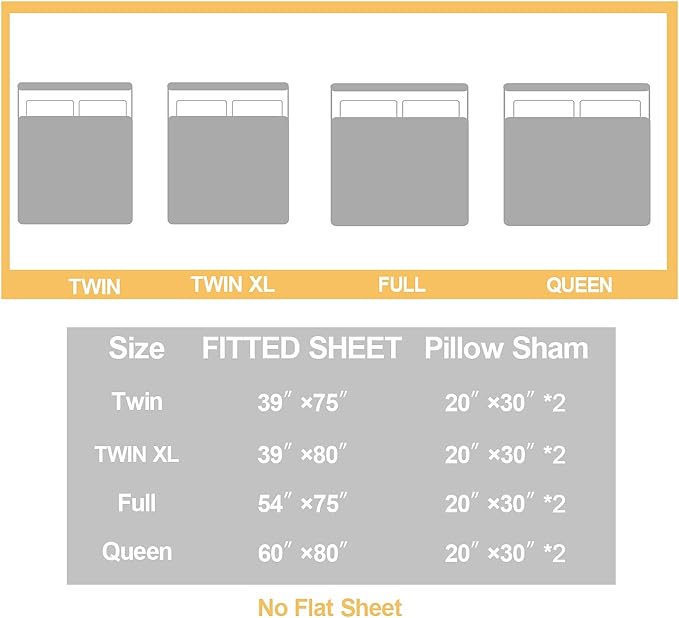 AILONEN Tiger Fitted Sheet Set Full Size, 3 Pieces White Tiger Fur Printed Bed Sheet Set,Kids Boys Girls Sunflower Tiger Sheet Set,Butterfly Tiger Fitted Sheet with 2 Pillowcases