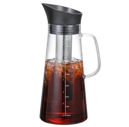 Alkaline Water Filter Pitcher with Infuser, Glass Pitcher with Lid 1.5L | 9.5 pH Alkaline Filters | Tea Pitcher | Borosilicate Glass | Infuser Pitcher (3 Pack (100g Filters))