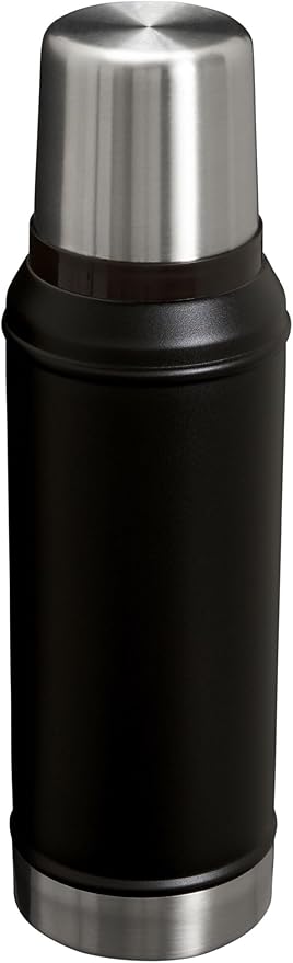 Stanley Classic Vacuum Insulated Wide Mouth Bottle -BPA-Free 18/8 Stainless Steel Thermos for Cold & Hot Beverages