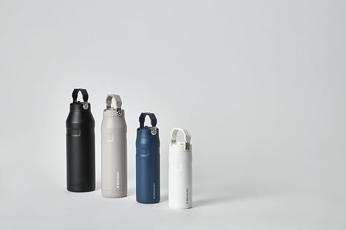 Stanley IceFlow Flip Straw 2.0 Water Bottle| Built-In Straw with Larger Opening | Lightweight & Leak-Resistant | Insulated Stainless Steel | BPA-Free