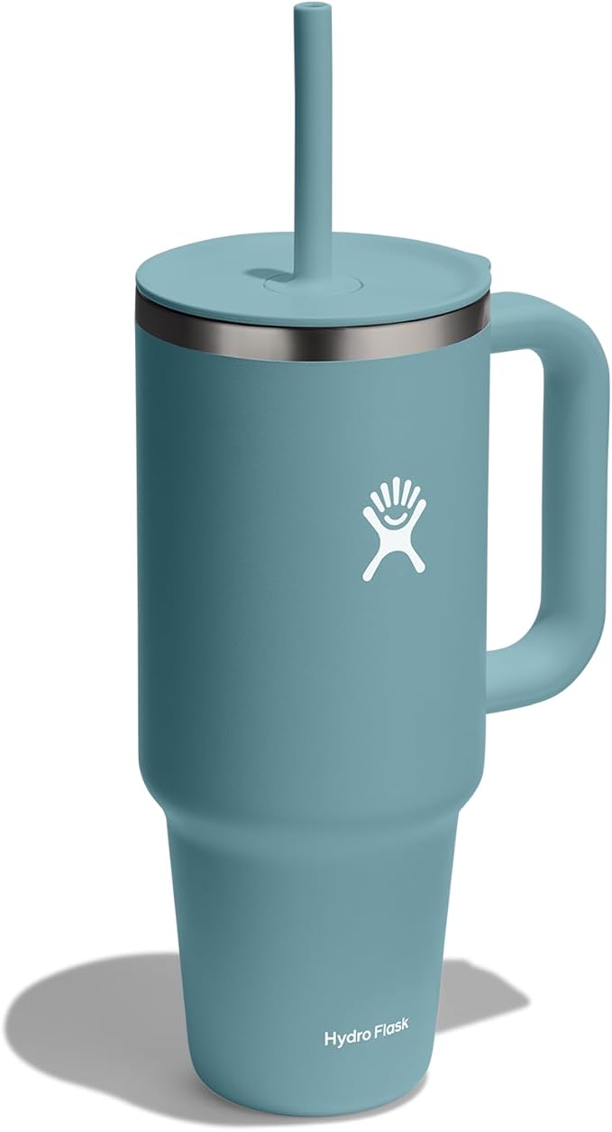 Hydro Flask Travel Tumbler Stainless Steel Vacuum Insulated Tumbler with Lid and Straw for Cold Water and Drinks for Sports, School, Work, Car, Travel, Weekends