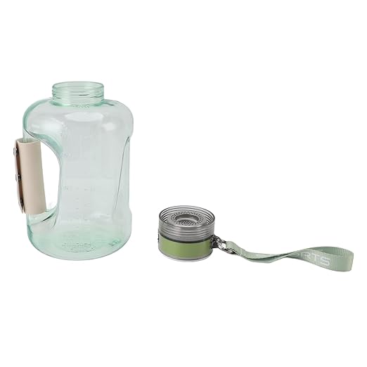 Hydrogen Water Bottle, Portable Leakproof Hydrogen Rich Water Generator, Rechargeable Sports Kettle for Family Fitness Office Travel Daily, 1.5L (Light Green)