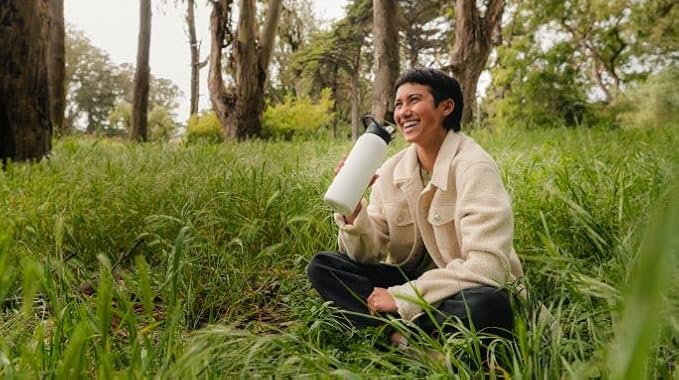 CamelBak eddy+ Water Bottle with Straw 25oz - Insulated Stainless Steel, Navy