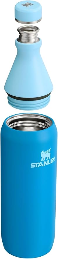 STANLEY All Day Slim Bottle 20-34 OZ | Twist off Lid with Leakproof Seal | Slim Design for Travel & Gym | Insulated Stainless Steel | BPA-Free