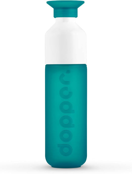 Preserve Dopper Water Bottle, 15.25 Ounce, Tidal Teal