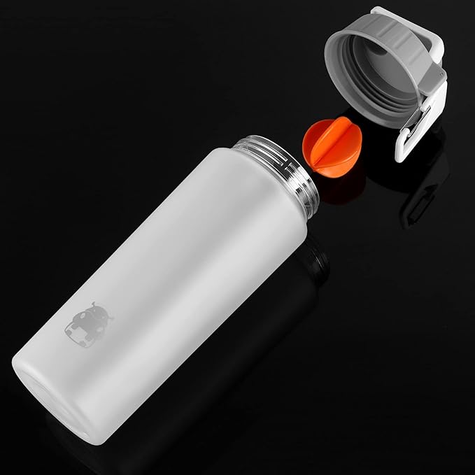 Tritan Copolyester Shaker Bottle for Protein Mixes BPA/BPS/BPF Free Protein Shaker Bottle 800ml Sports Bottle 28oz White