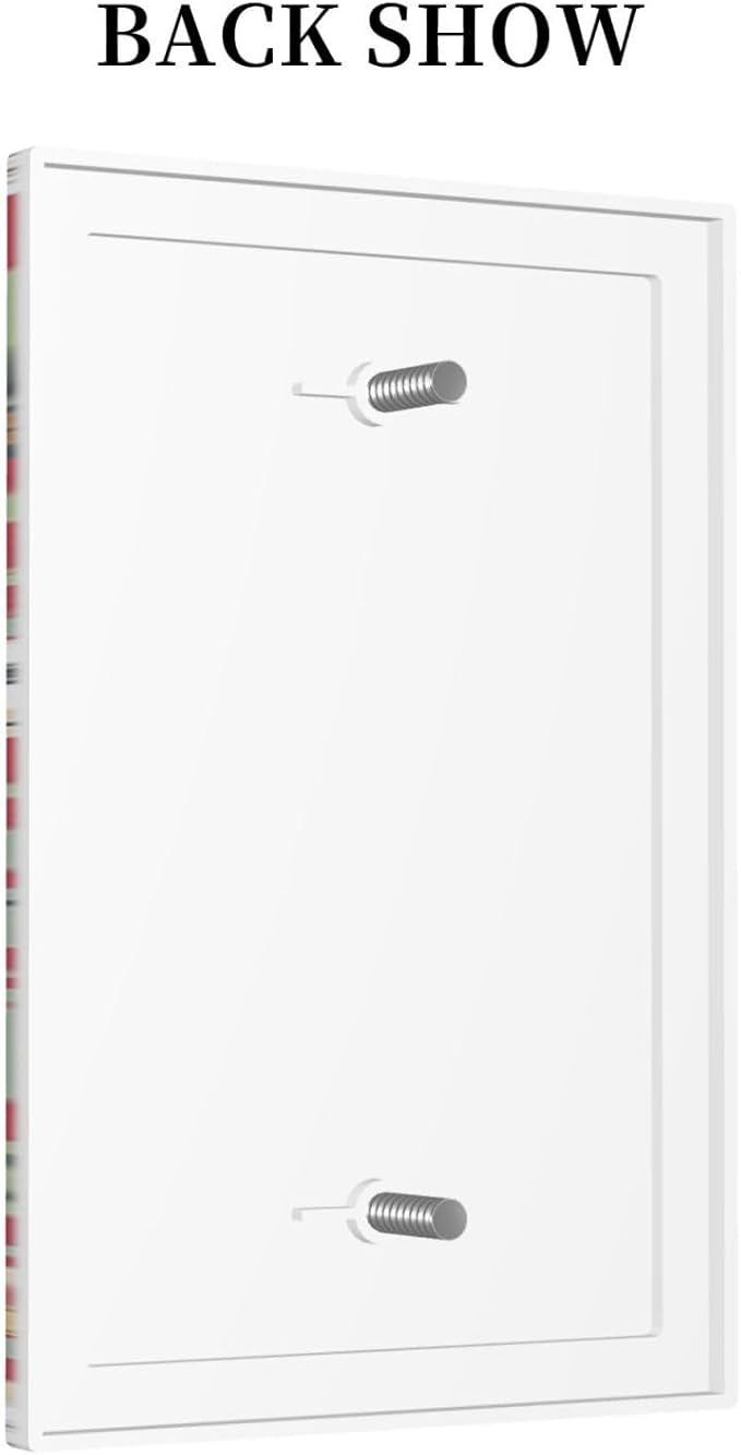 William Morris Strawberry Thief Botanical Red Green 1 Gang Light Switch Covers No Device Wall Plate Decorative Blank Switchplate Electrical Faceplate for Country Bathroom Bedroom Decor