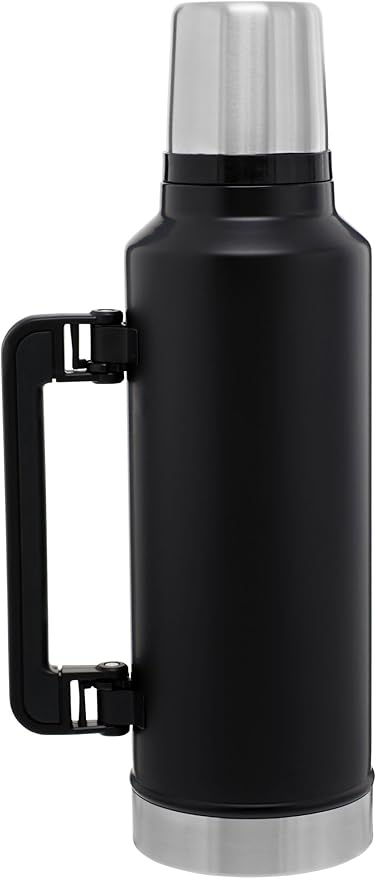 Stanley Classic Vacuum Insulated Wide Mouth Bottle -BPA-Free 18/8 Stainless Steel Thermos for Cold & Hot Beverages