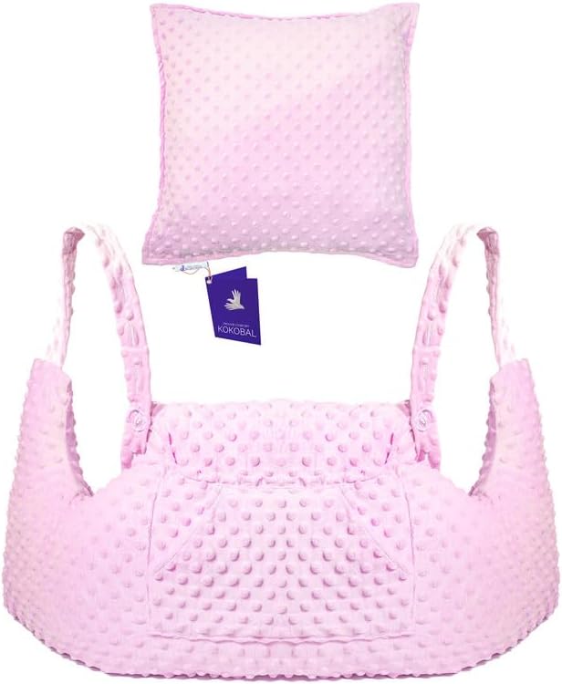 Mastectomy Pillow Post Op Pillow for Breast Surgery Recovery | Choose The Color for You | Hand Ice-Pack Pockets | Converts to Cloud Soft Cushion (Lavender Muse)