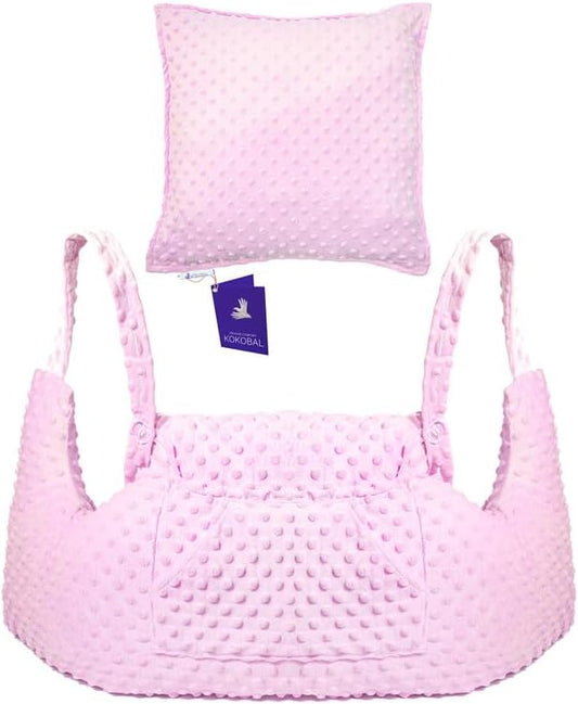 Mastectomy Pillow Post Op Pillow for Breast Surgery Recovery | Choose The Color for You | Hand Ice-Pack Pockets | Converts to Cloud Soft Cushion (Lavender Muse)