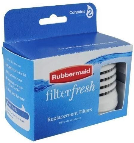 Rubbermaid Filtration Bottle Filter Refill, Pack of 2