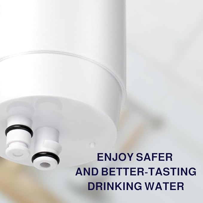 Faucet Filter Compatible with Brita® 36311, FR-200, FR-100 On Tap Water Filtration System, Compatible Filter, White (2 Filters)