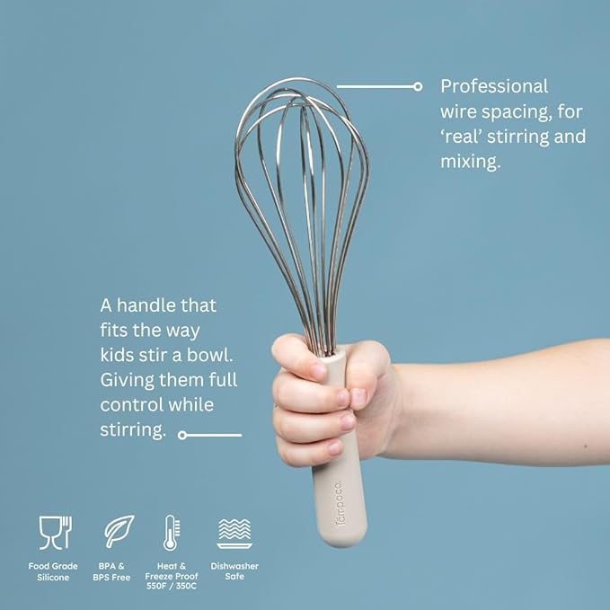 Premium baking utensils for kids: safe, simple & smart. 100% food grade silicone