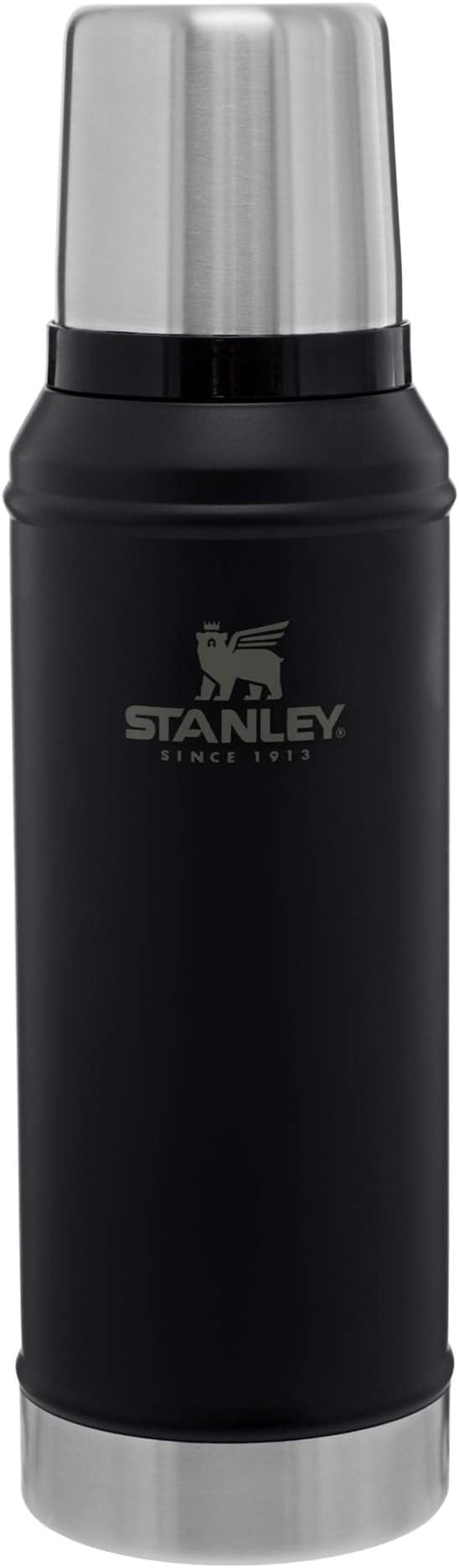 Stanley Classic Vacuum Insulated Wide Mouth Bottle -BPA-Free 18/8 Stainless Steel Thermos for Cold & Hot Beverages