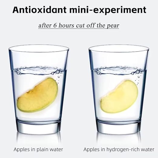 Joroki Home & Care Hydrogen Water Bottle Portable Rechargeable Hydrogen Generator (White)