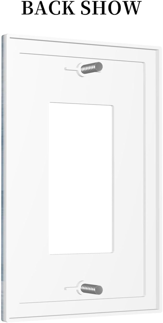 Rustic Teal Blue Daisy Floral Farmhouse 1 Gang Rocker Light Switch Covers Single Decora Outlet Wall Plate Decorative Switchplate Faceplate GFCI for Country Bathroom Bedroom Kitchen Decor