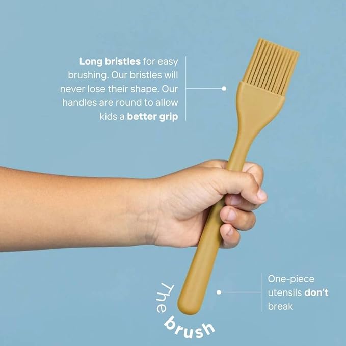 Premium baking utensils for kids: safe, simple & smart. 100% food grade silicone