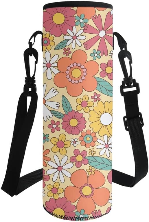 Jndtueit Basketball Water Pouch Holder, Soccer Bottle Cooler Cover Holder Strap for Outdoor Sports Gym Camping Walking