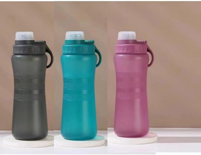 Kids Water Bottle,Sports Water Bottle, Plastic Water Bottle,BPA-Free,Leak-Proof, Reusable Water Bottle for School, Outdoor,Gym, Running, Hiking (Purple (17 OZ))