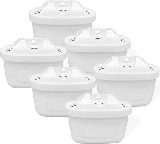 Replacement Filter for Pitcher,Compatible with 1001122/105731 Maxtra Mavea Pitcher Cartridges,Except for the Classic Type,Pack of 6.