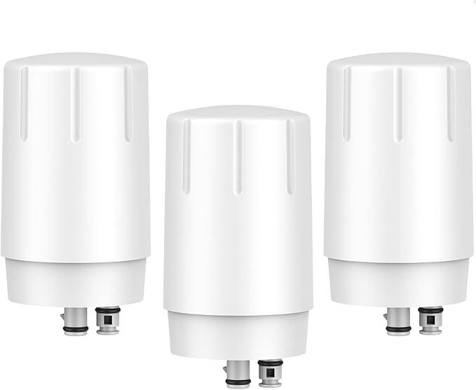 Faucets Filter Cartridge, Replacement for Brita® Faucet Filter, Brita® 36311 On Tap Water Filtration System, Brita® FR-200, FF-100 Replacement Filter, NSF Certified, White (Pack of 3)
