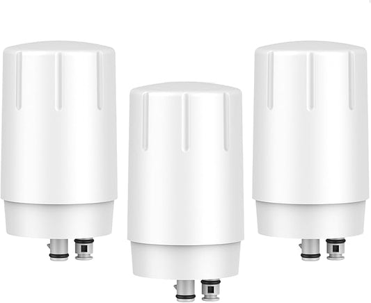 Faucets Filter Cartridge, Replacement for Brita® Faucet Filter, Brita® 36311 On Tap Water Filtration System, Brita® FR-200, FF-100 Replacement Filter, NSF Certified, White (Pack of 3)