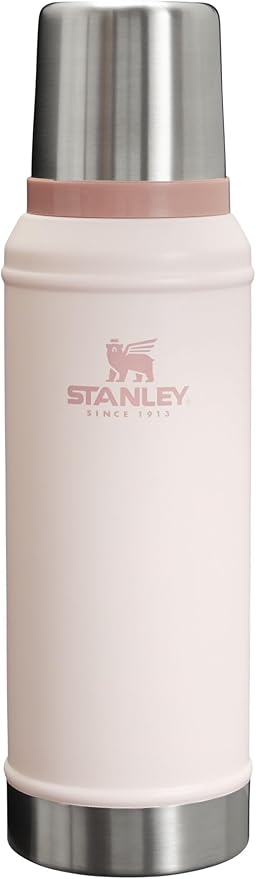 Stanley Classic Vacuum Insulated Wide Mouth Bottle -BPA-Free 18/8 Stainless Steel Thermos for Cold & Hot Beverages