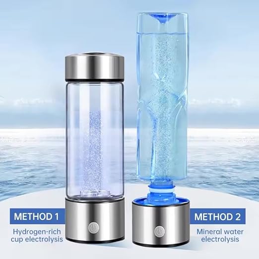Premium Dual Mode Hydrogen Water Bottle, Portable Hydrogen Generator, 1800PPB 550ML Ion Water Bottle Hydro Water Suitable for Office,Travel & Daily Workout, Energy Booster with Hydrogen