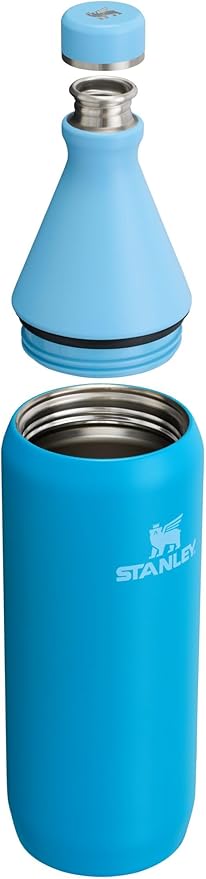 STANLEY All Day Slim Bottle 20-34 OZ | Twist off Lid with Leakproof Seal | Slim Design for Travel & Gym | Insulated Stainless Steel | BPA-Free