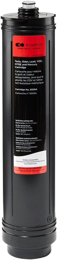 AquaGuard (MAC 7500) Replacement Cartridge for Kinetico system (Part No. 9308 RED)