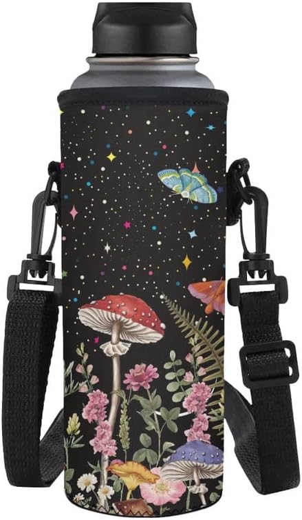 Jndtueit Basketball Water Pouch Holder, Soccer Bottle Cooler Cover Holder Strap for Outdoor Sports Gym Camping Walking