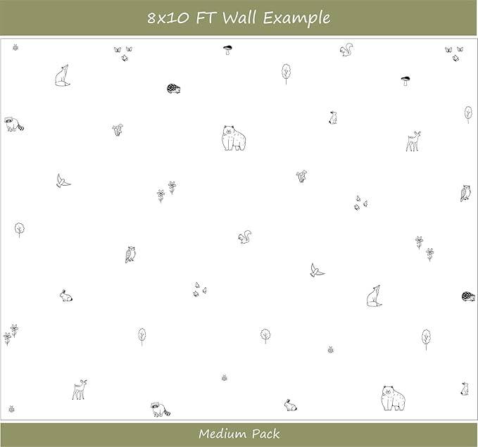 Woodland Wall Decals Wilderness Stickers Removable Decals Forest Decals Forest Animals Boys Nursery Bedroom Decor