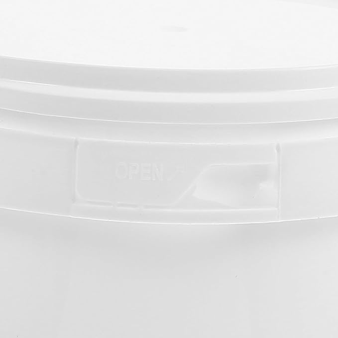 BESTonZON 2pcs Toy Portable Handle Bucket, Heavy Food Grade Household Kids Tub Ice Treasure Duty Container Buckets, 2L Storage Bucket