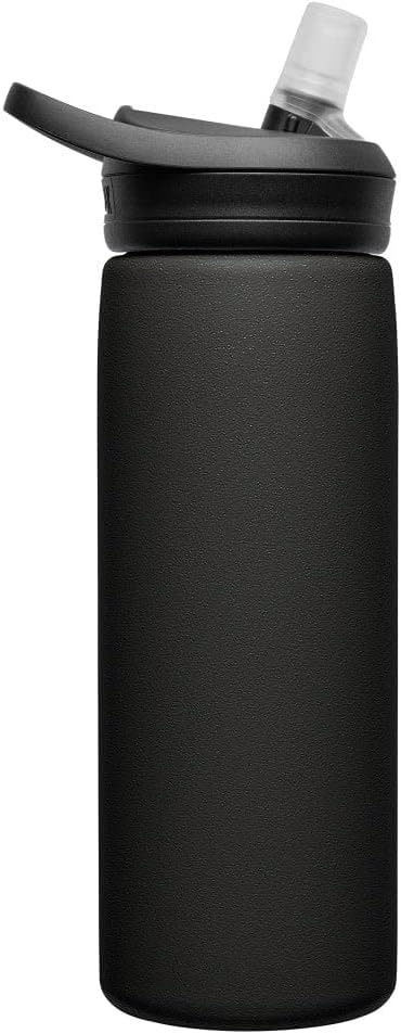 CamelBak eddy+ Water Bottle with Straw 20oz - Insulated Stainless Steel, Black