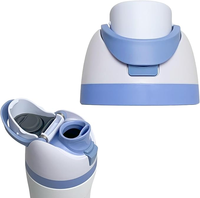 Replacement Cap for Owala Freesip, One Button Water Bottle Top Replacement Cap Compatible with Owala Cup, Replacement Accessories for Owala Free Sip 16oz 24oz 32oz 40oz, BPA-Free No Leak,Blue