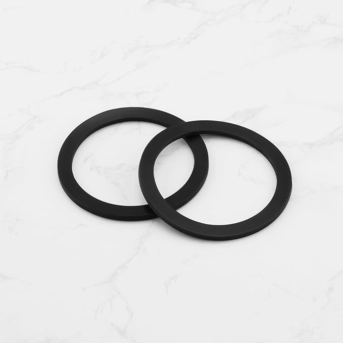 ECSiNG 4PCS 90mm Shower Tray Base Trap Waste Spare Rubber Waste Seal 105mm x 85mm x 4mm Spare Rubber Washer for Bathroom Shower Tray Waste O Ring