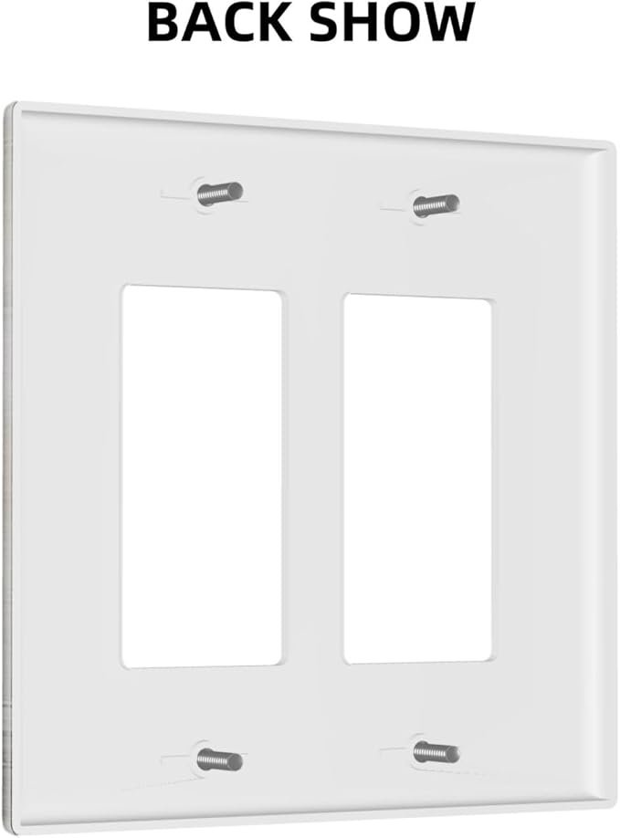 Blue Butterfly Rustic Flower Inspirational Quotes 2 Gang Rocker Decora Light Switch Covers Dual Outlet Covers Wall Plate Decorative Switchplate Electrical Faceplate GFCI for Country Bedroom Decor