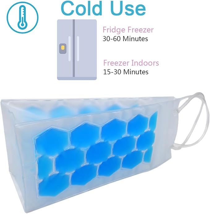 Wine Cooler Bag, Ice Bag for Wine Beer Bottle (2 Pack) Instant Cooling and Keeps Your Drink Cold Keep Cool and Chill Champagne Wine (Blue (2 Pack))