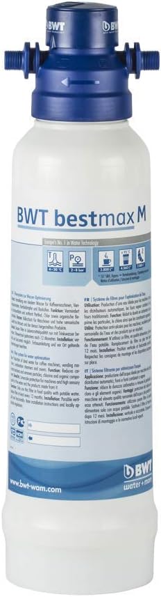 BWT Bestmax Filter Cartridge M Size - Limescale Protection All-rounders - 5 Stage Filtration
