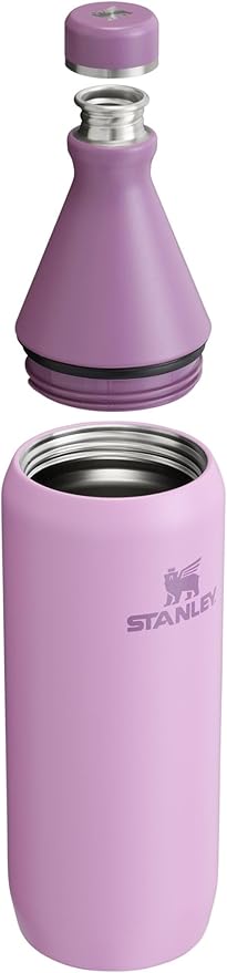 STANLEY All Day Slim Bottle 20-34 OZ | Twist off Lid with Leakproof Seal | Slim Design for Travel & Gym | Insulated Stainless Steel | BPA-Free