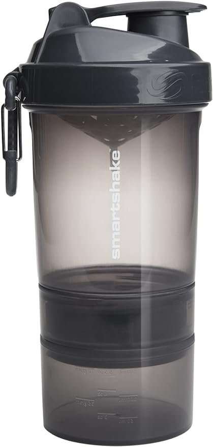 Smartshake Original 2GO, 20 oz Shaker Cup, Space Gray