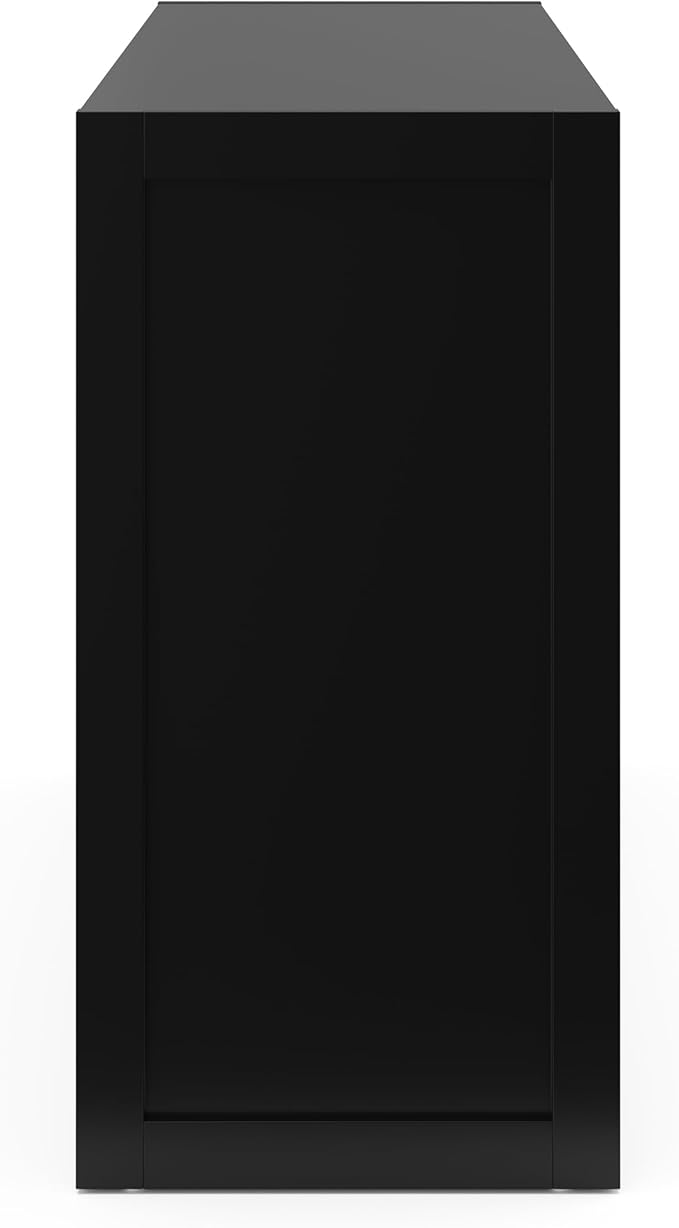 Storkcraft Calabasas 6 Drawer Dresser (Black with Driftwood) - GREENGUARD Gold Certified, 6 Drawer Dresser with Interlocking Drawer System, Dresser Drawer Organizer for Kids' Bedroom