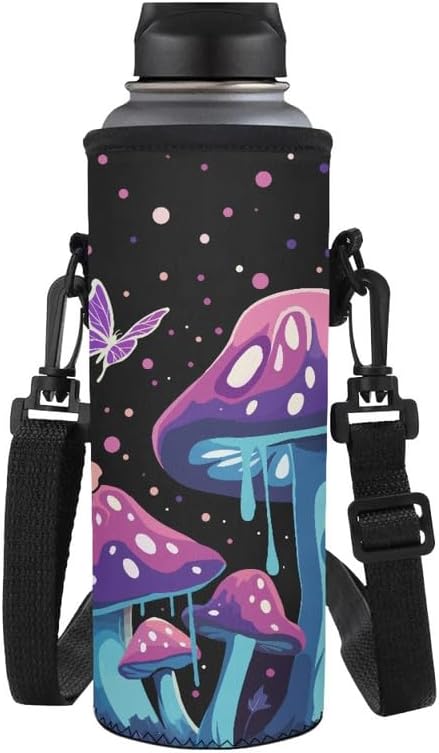 Jndtueit Basketball Water Pouch Holder, Soccer Bottle Cooler Cover Holder Strap for Outdoor Sports Gym Camping Walking