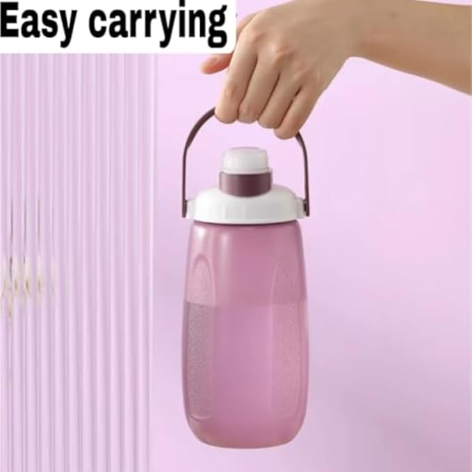 Sports Water Bottle, Water Bottles for Men, Plastic Water Bottle, BPA-Free,Leak-Proof, Reusable Water Bottle for School, Outdoor,Gym, Running, Hiking (Blue 33.5 OZ)