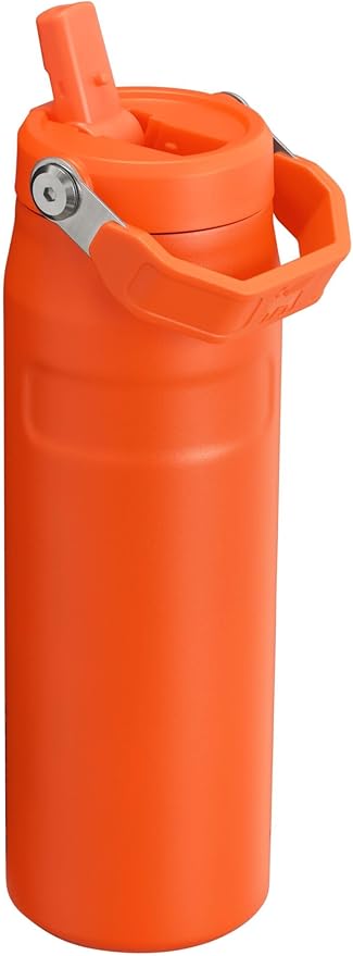 Stanley IceFlow Flip Straw 2.0 Water Bottle| Built-In Straw with Larger Opening | Lightweight & Leak-Resistant | Insulated Stainless Steel | BPA-Free