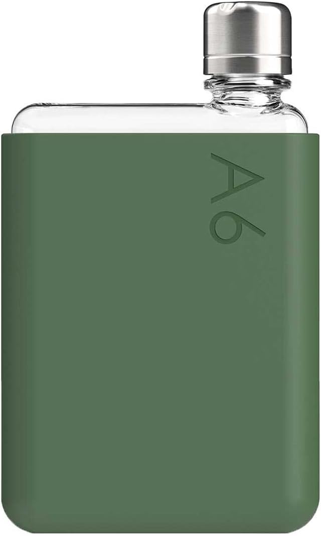 memobottle Silicone Sleeves | Protect & Preserve With Colorful Personality (Moss Green, A6)