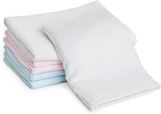 Ultra Soft and Plush Essential Baby/Kids Towel, Made with 100% Luxurious Premium Bamboo Viscose (Box Pack) - Highly Absorbent 48 * 24 in (120 * 60 cm) with a Tight 500 GSM Weave (White)