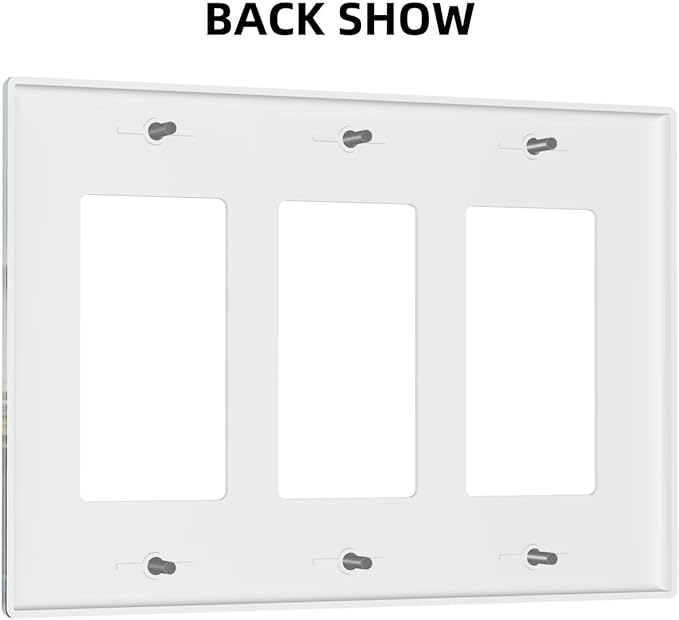 Boho Mountain Forest Abstract Sunset Sunrise Sun 3 Gang Rocker Light Switch Covers Triple Outlet Wall Plate Decorative Switchplate Cover Faceplate GFCI for Country Bathroom Bedroom Decor