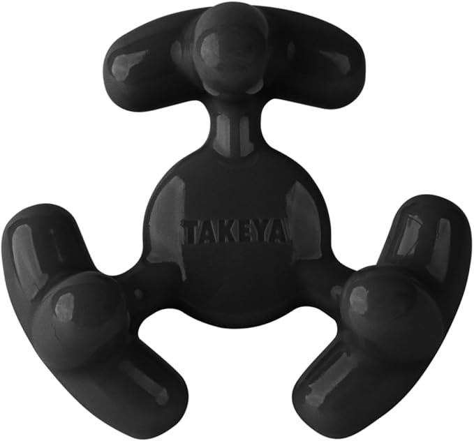 Takeya 24 oz Tritan Plastic Shaker Bottle - Premium BPA Free Protein Shakes Mixer, Leakproof Spout Lid, Shatterproof, Stormy Black