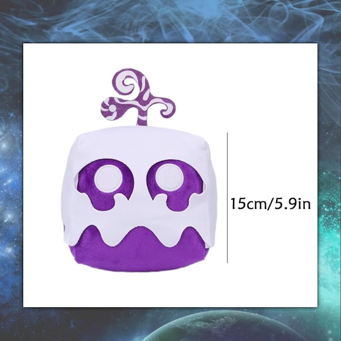 Blox Plush Toy Fruits Plush Toy Stuffed Toys Video Game Pillow for Kids Birthday Xmas Gift (Dough)